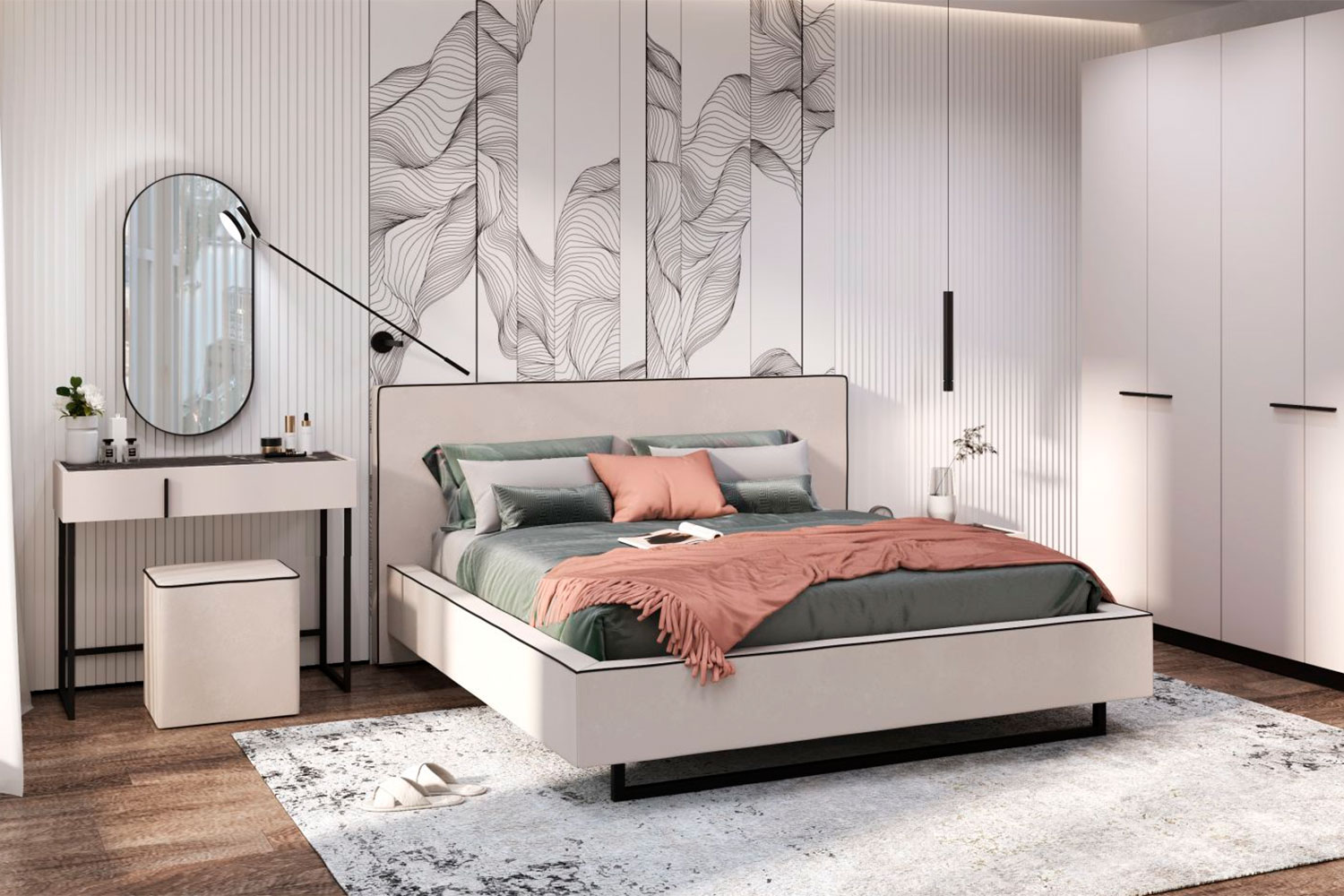 Туалетные столы - изображение №5 "Туалетный стол с выдвижным ящиком Милагро"  на www.Angstrem-mebel.ru