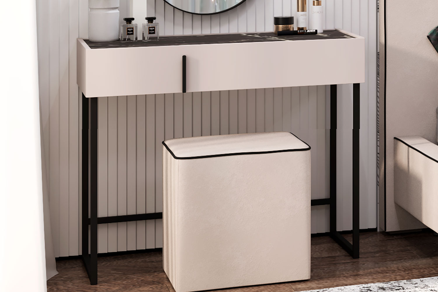 Туалетные столы - изображение №3 "Туалетный стол с выдвижным ящиком Милагро"  на www.Angstrem-mebel.ru