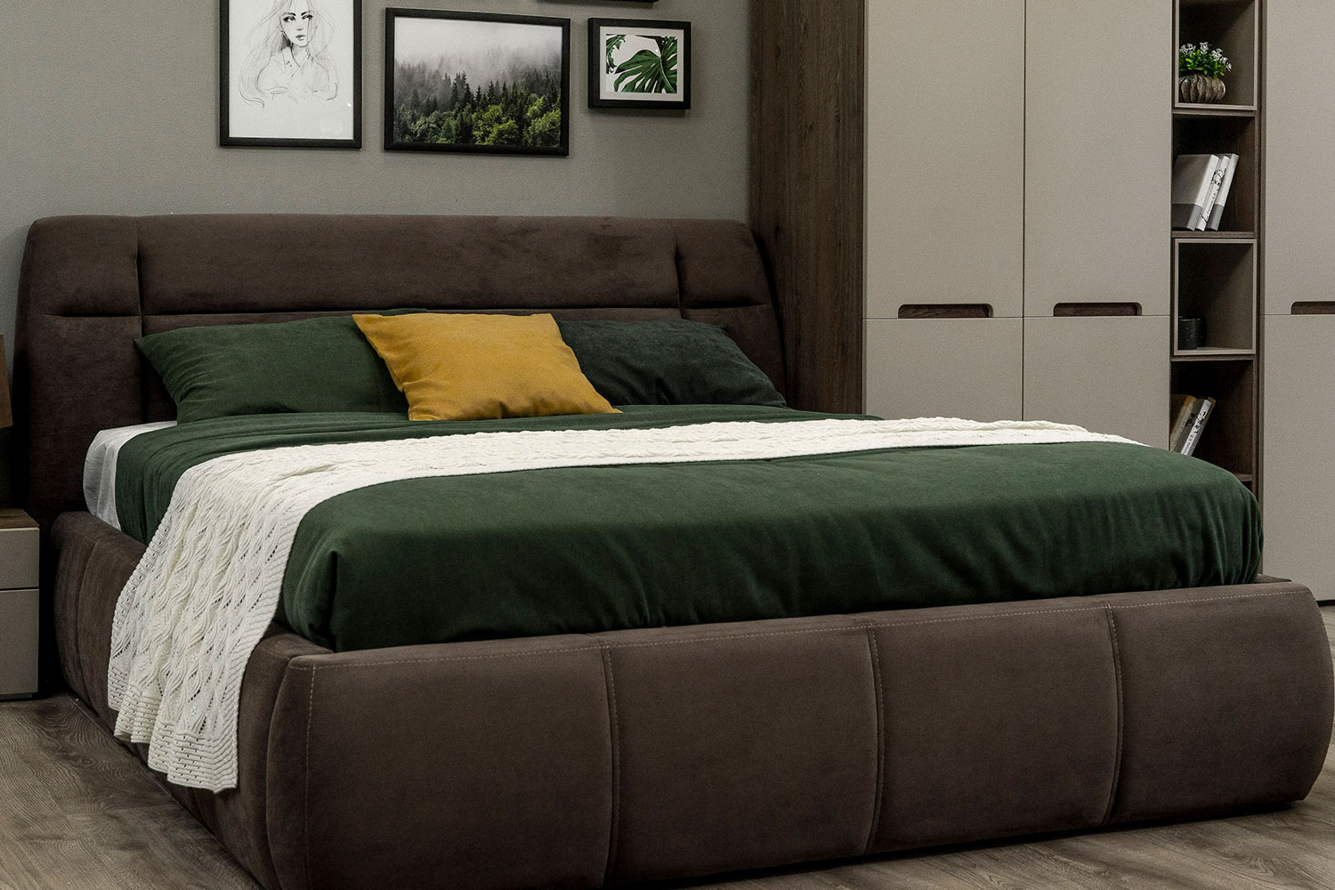 Двуспальные кровати - изображение №10 "Кровать Анри"  на www.Angstrem-mebel.ru