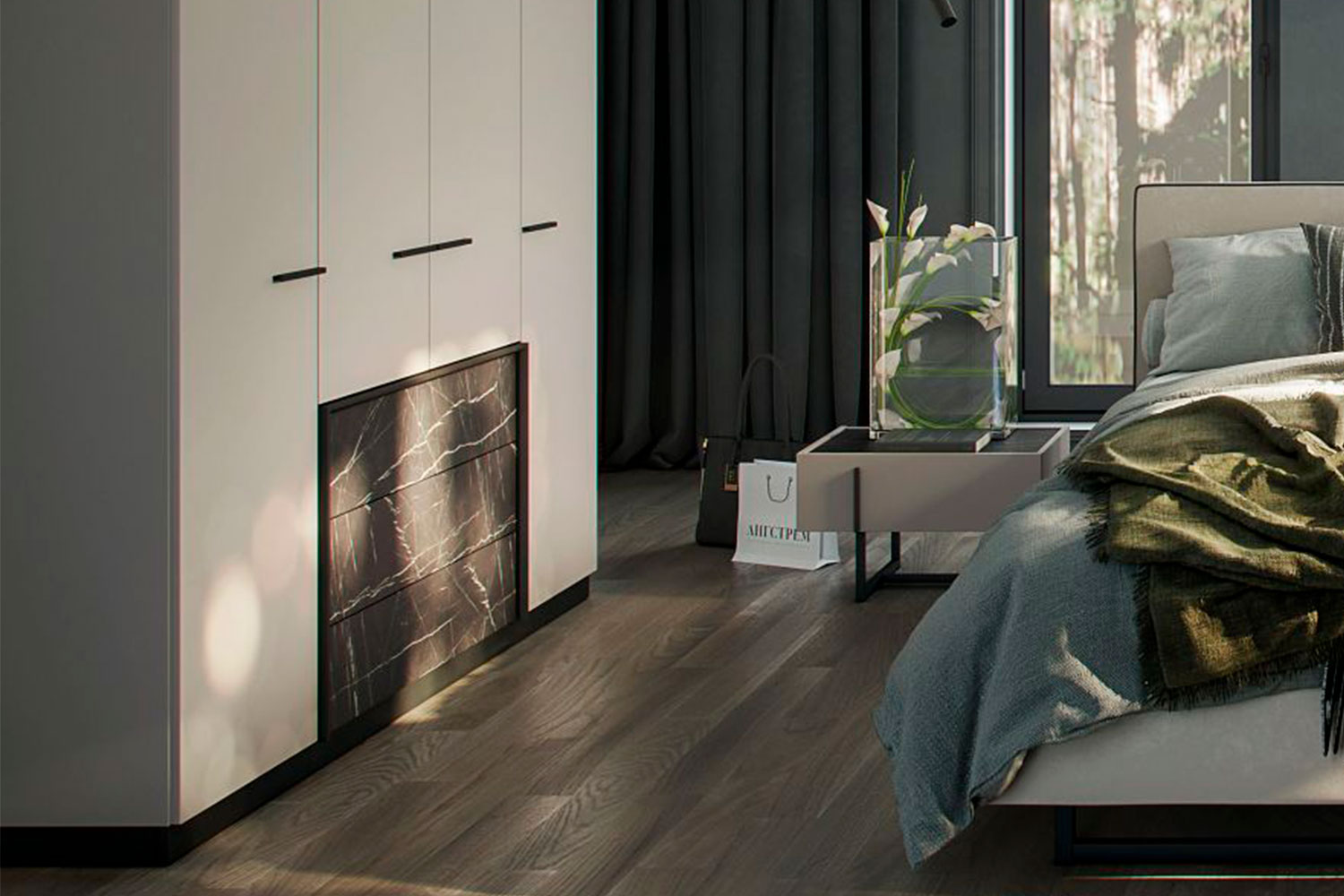 "Спальни" - изображение №5 на www.angstrem-mebel.ru