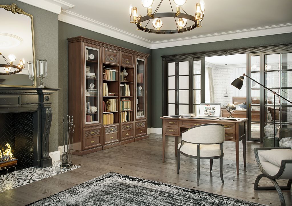 Книжные шкафы - изображение №5 "Шкаф Изотта"  на www.Angstrem-mebel.ru