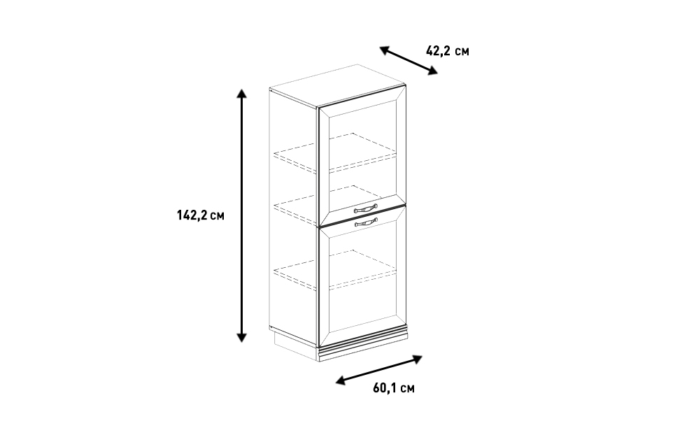 Распашные шкафы - изображение №7 "Шкаф Адажио"  на www.Angstrem-mebel.ru
