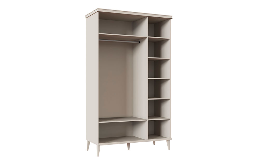 Шкафы платяные - изображение №3 "Шкаф Орландо для одежды с дополнительным комплектом полок ОР-011.07"  на www.Angstrem-mebel.ru