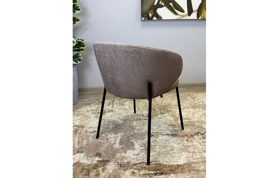 Кухонные стулья - изображение №5 "Стул Дега капучино / опоры черные"  на www.Angstrem-mebel.ru