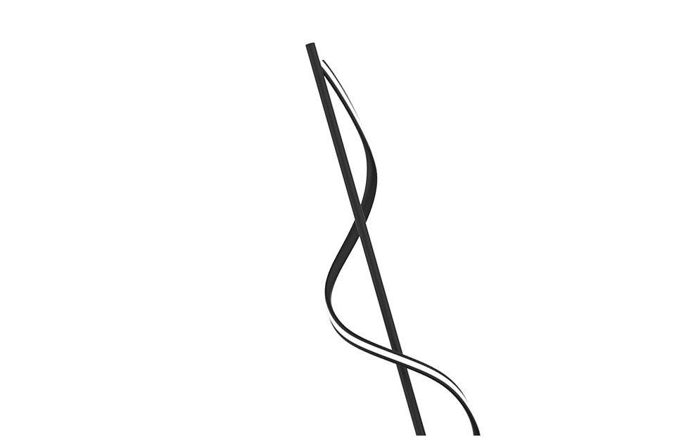 Торшеры - изображение №4 "Напольный светильник Locket (чёрный) D220*H1150 LED*25W"  на www.Angstrem-mebel.ru