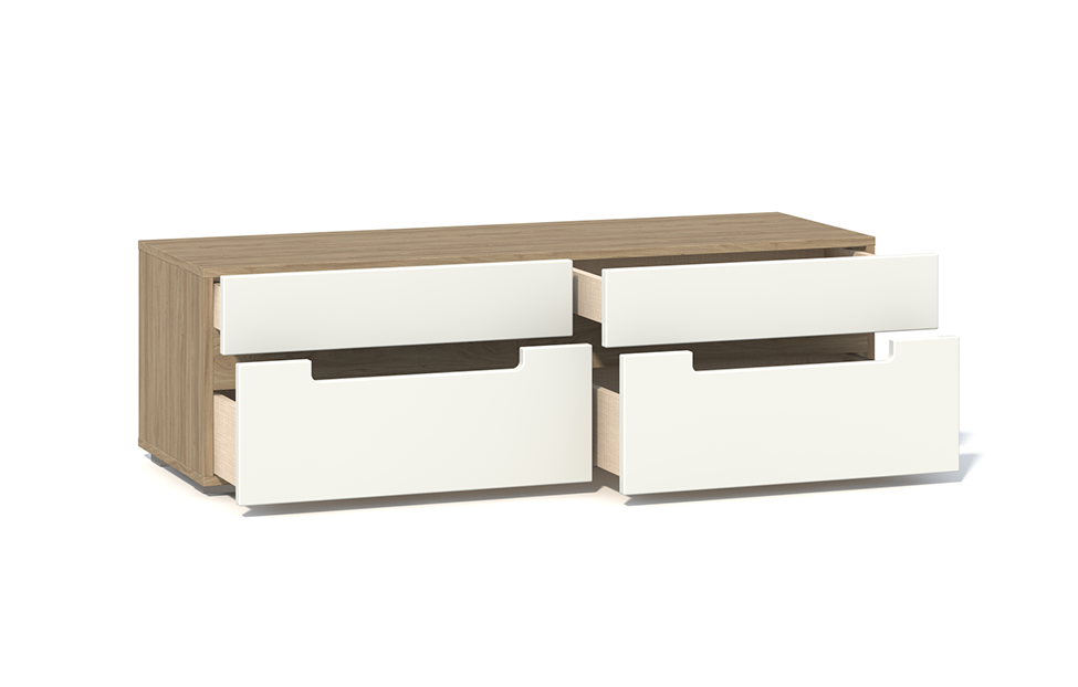 Тумбы под телевизор - изображение №3 "Тумба Анри под телевизор с выдвижными ящиками"  на www.Angstrem-mebel.ru