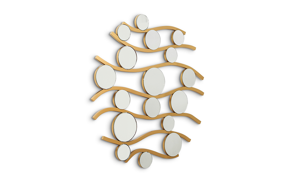 Зеркала - изображение №3 "Зеркальное панно Onda"  на www.Angstrem-mebel.ru