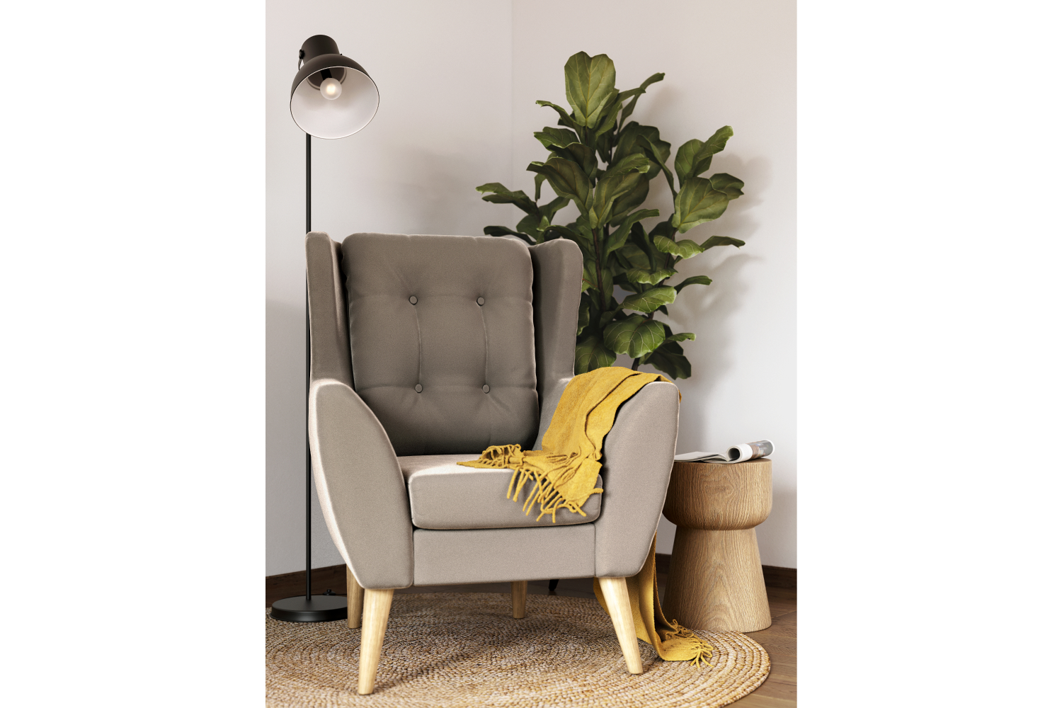 Мягкие кресла - изображение №8 "Кресло Ладога, Д4"  на www.Angstrem-mebel.ru