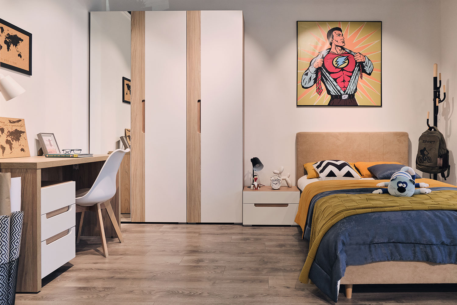 Детские кровати - изображение №9 "Кровать Анри Урбан 120 х 200"  на www.Angstrem-mebel.ru