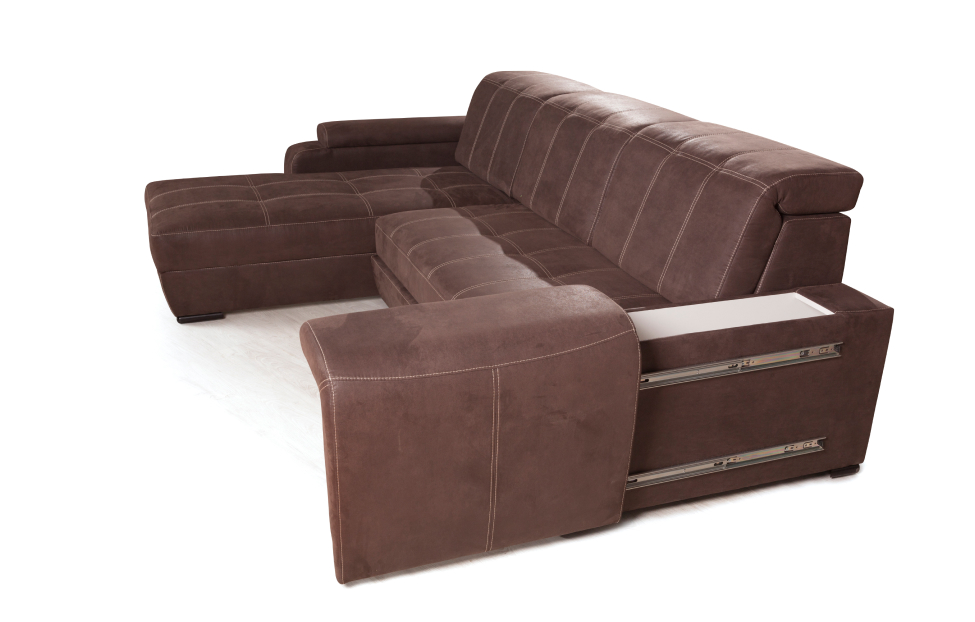 Диваны-кровати - изображение №5 "Диван-кровать БРУНО с оттоманкой, Д(2)"  на www.Angstrem-mebel.ru