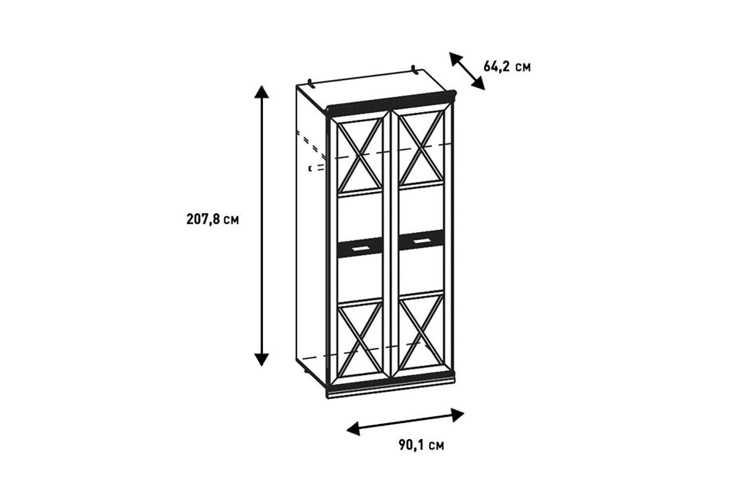 Шкафы платяные - изображение №6 "Шкаф Кантри"  на www.Angstrem-mebel.ru