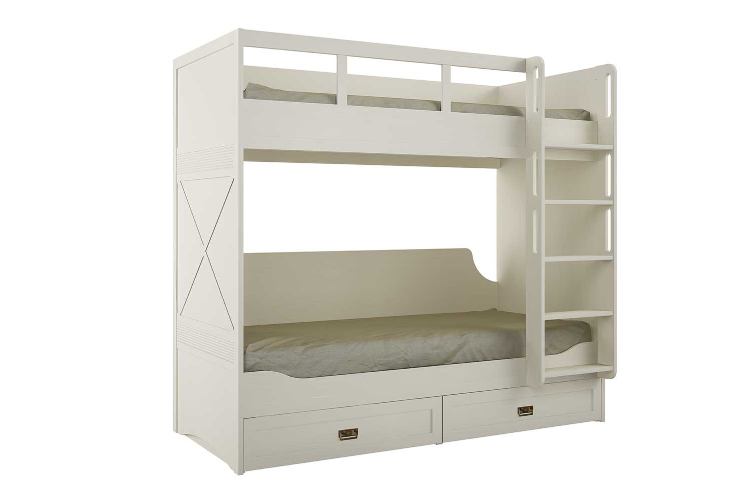 Детские кровати - изображение №3 "Кровать двухъярусная Кантри 90 х 200"  на www.Angstrem-mebel.ru