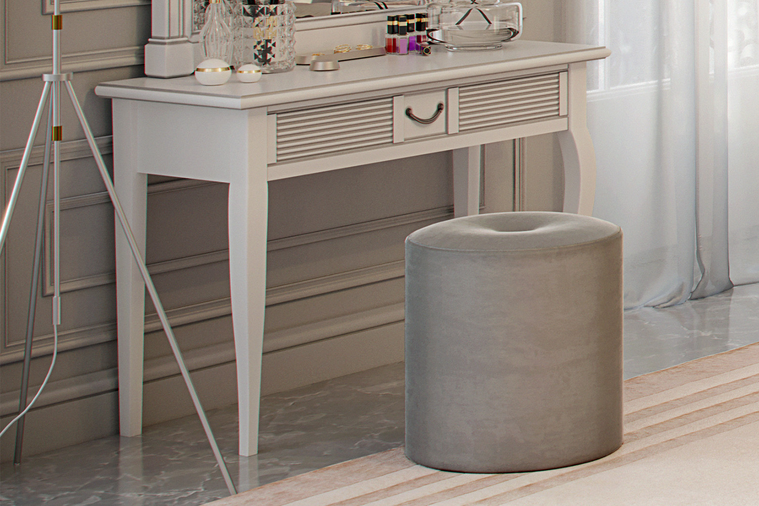 Туалетные столы - изображение №3 "Туалетный стол Изотта с выдвижным ящиком"  на www.Angstrem-mebel.ru