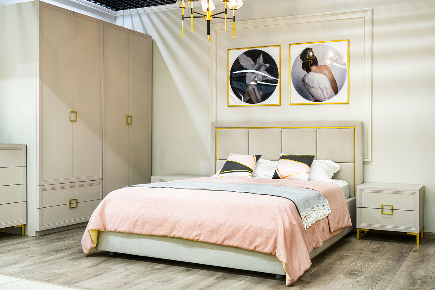 Шкафы платяные - изображение №9 "Шкаф Дольче со штангой и полкой"  на www.Angstrem-mebel.ru