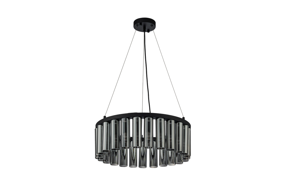 Люстры - изображение №4 "Подвесная люстра Slang (чёрный) D490*H160/1360 25*G9LED*2W"  на www.Angstrem-mebel.ru