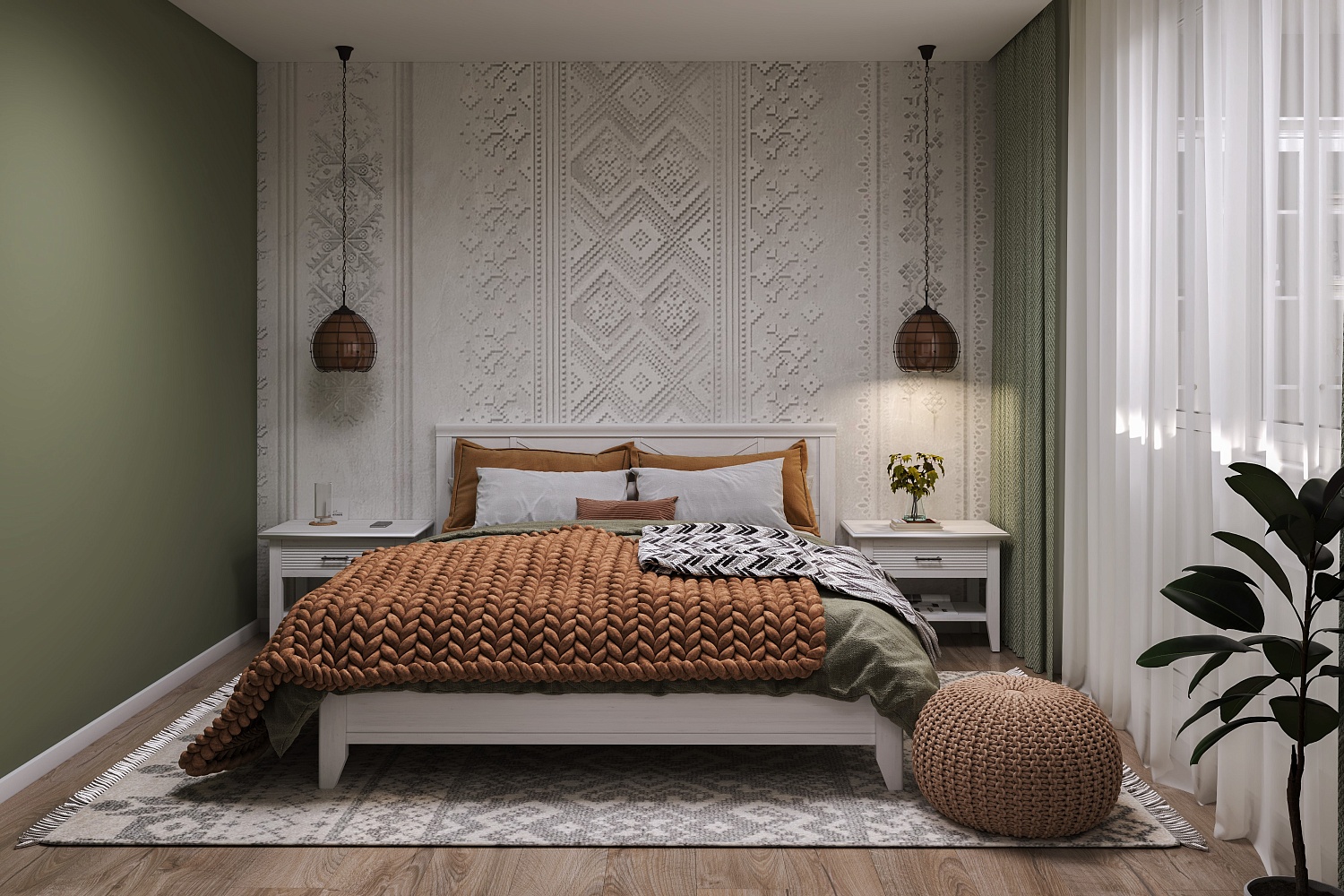 Двуспальные кровати - изображение №7 "Кровать Кантри 160 х 200 см"  на www.Angstrem-mebel.ru