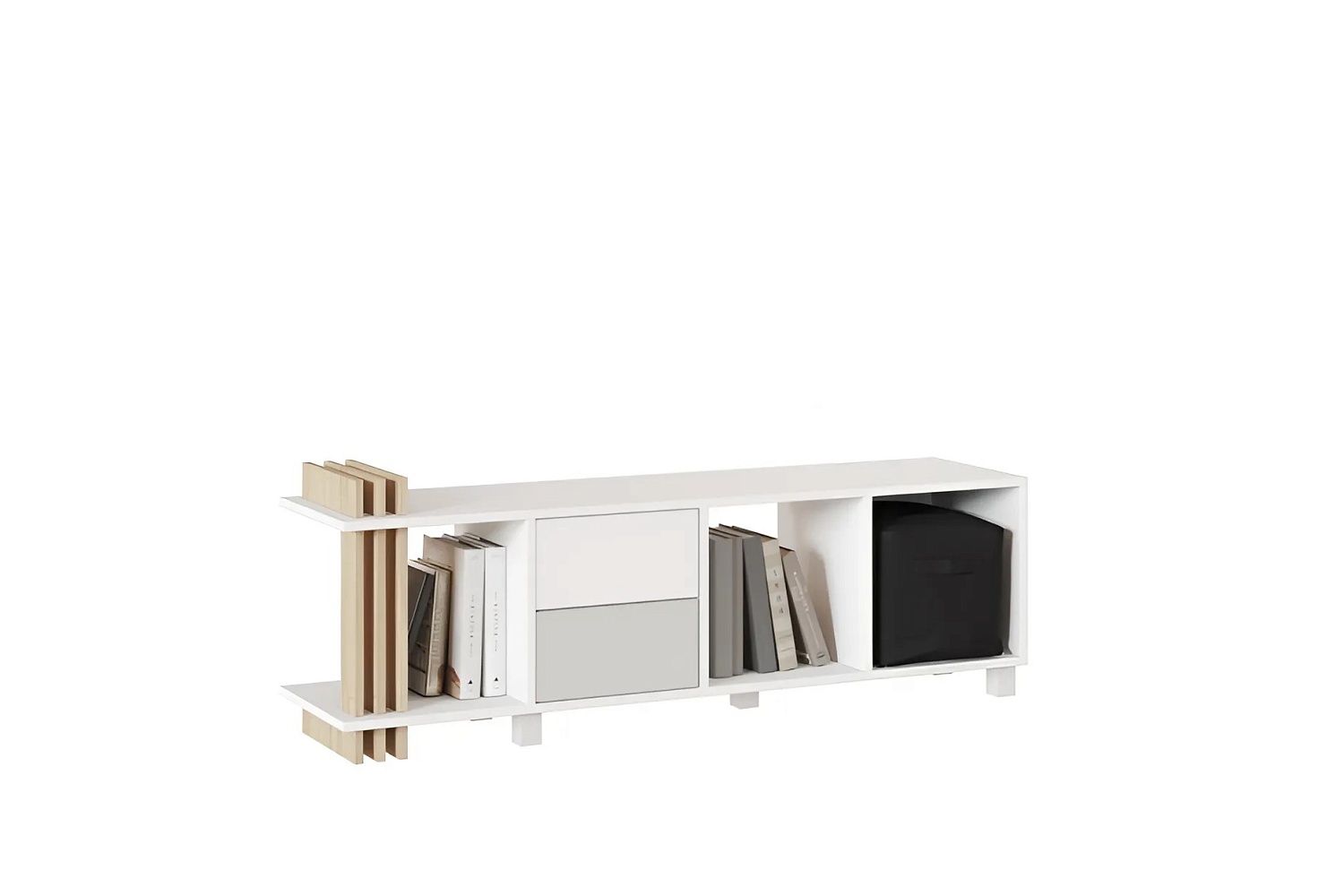 Тумбы - изображение №3 "Тумба Троя с 3-мя секциями под телевизор"  на www.Angstrem-mebel.ru