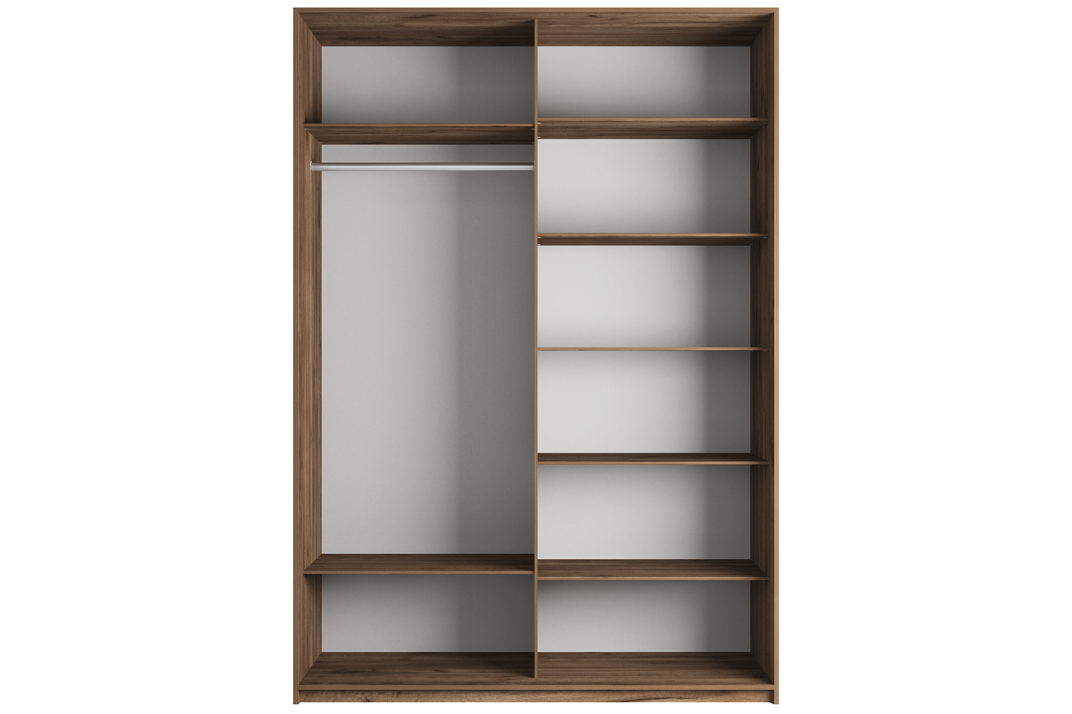 Шкафы-купе - изображение №3 "Шкаф-купе Lux Дуб табачный/зеркало"  на www.Angstrem-mebel.ru