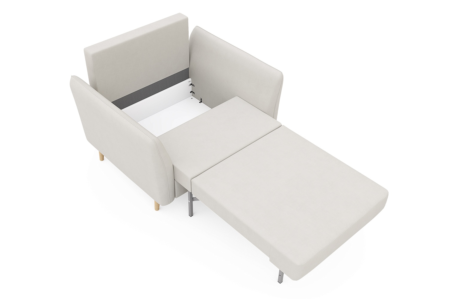 Интерьерные кресла - изображение №5 "Кресло АННИКА NEW с мех. МТД-9, опоры древесные"  на www.Angstrem-mebel.ru