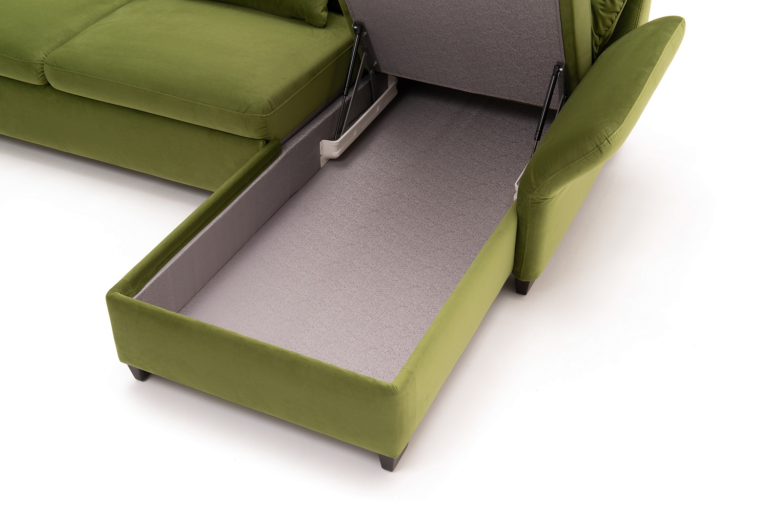 Угловые диваны - изображение №7 "Диван МОНАКО с правой оттоманкой (мех. дельфин)"  на www.Angstrem-mebel.ru