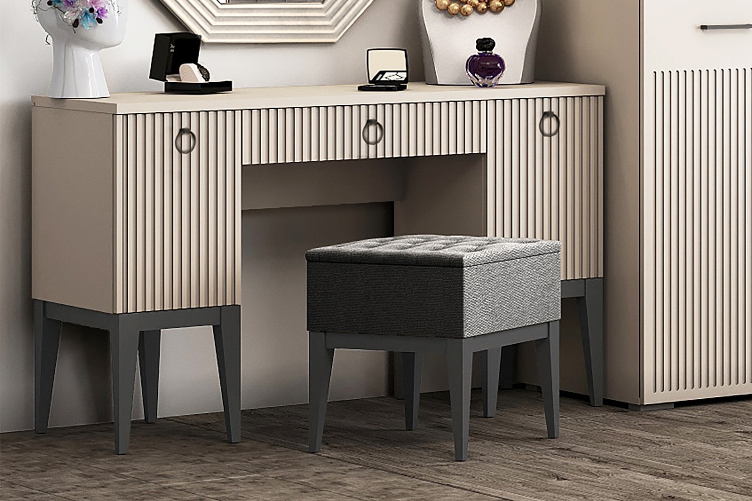 Туалетные столы - изображение №3 "Стол Хилтон"  на www.Angstrem-mebel.ru