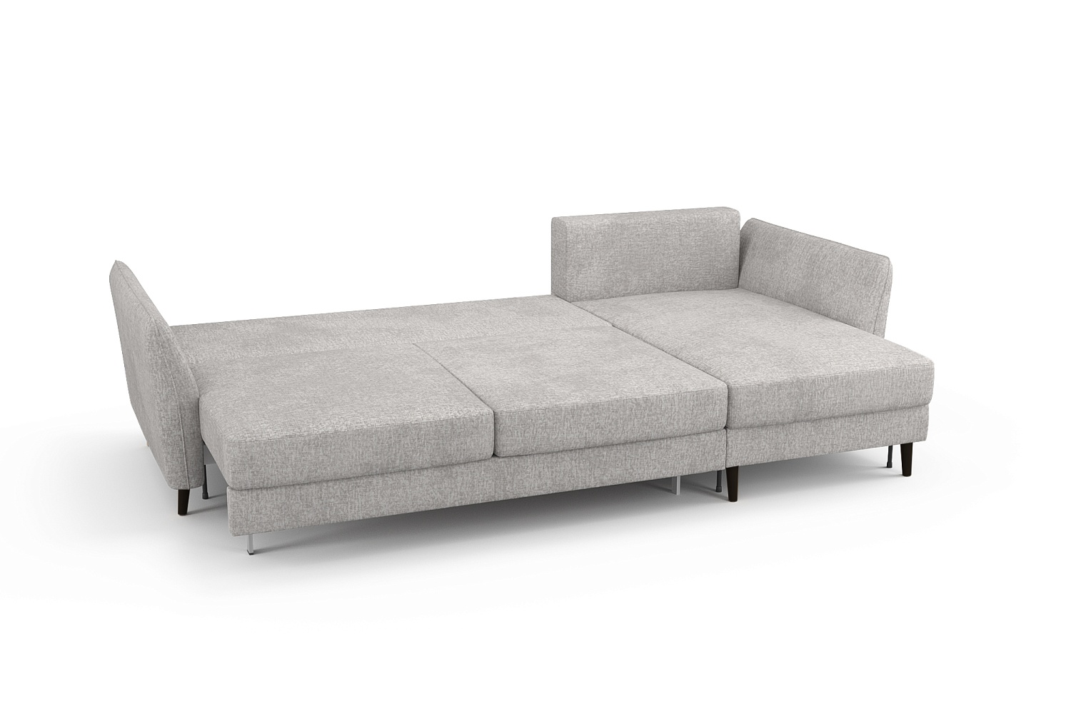 Угловые диваны - изображение №8 "Диван АННИКА NEW 3-х местный с оттоманкой и темными опорами"  на www.Angstrem-mebel.ru