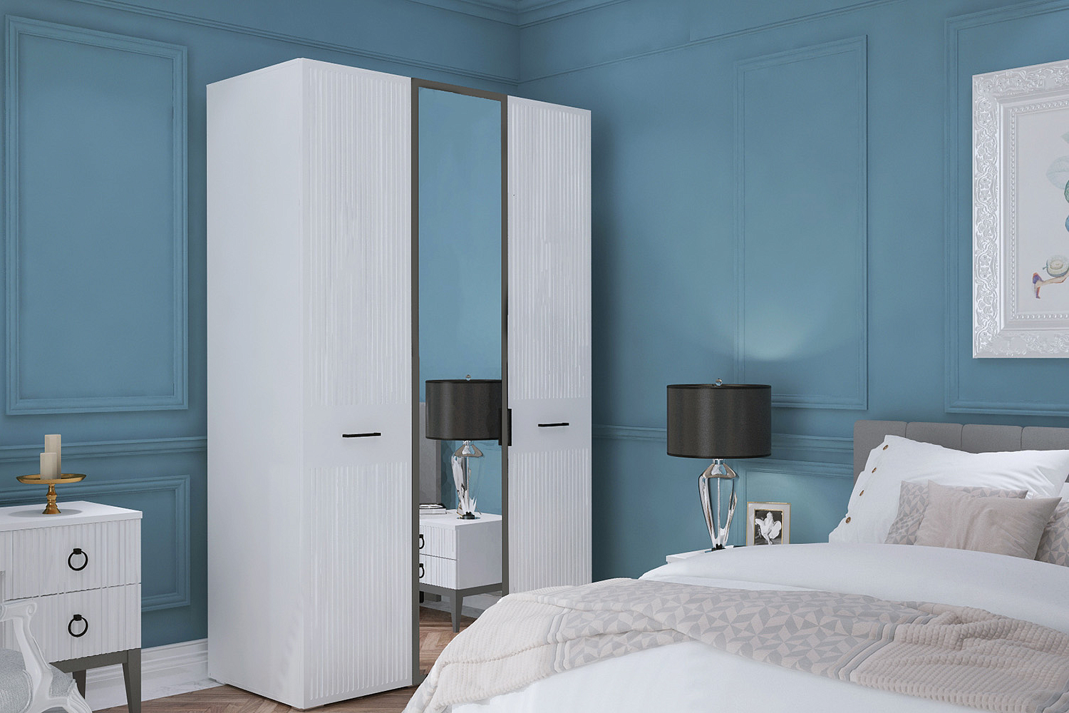 Распашные шкафы - изображение №4 "Шкаф Хилтон"  на www.Angstrem-mebel.ru