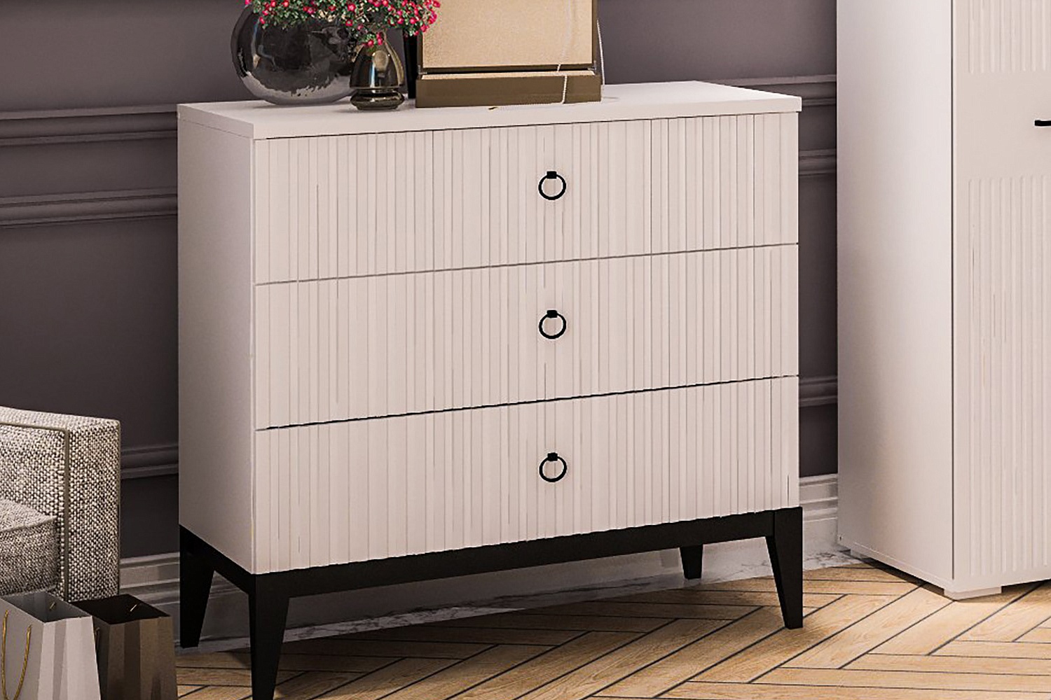 Комоды - изображение №3 "Комод Хилтон с выдвижными ящиками"  на www.Angstrem-mebel.ru