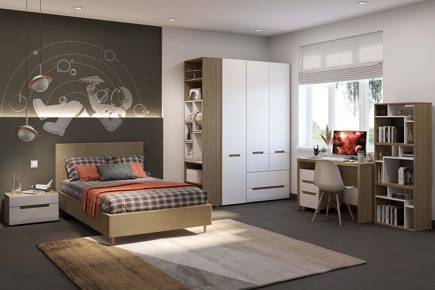 Детские кровати - изображение №6 "Кровать Анри Урбан 120 х 200"  на www.Angstrem-mebel.ru