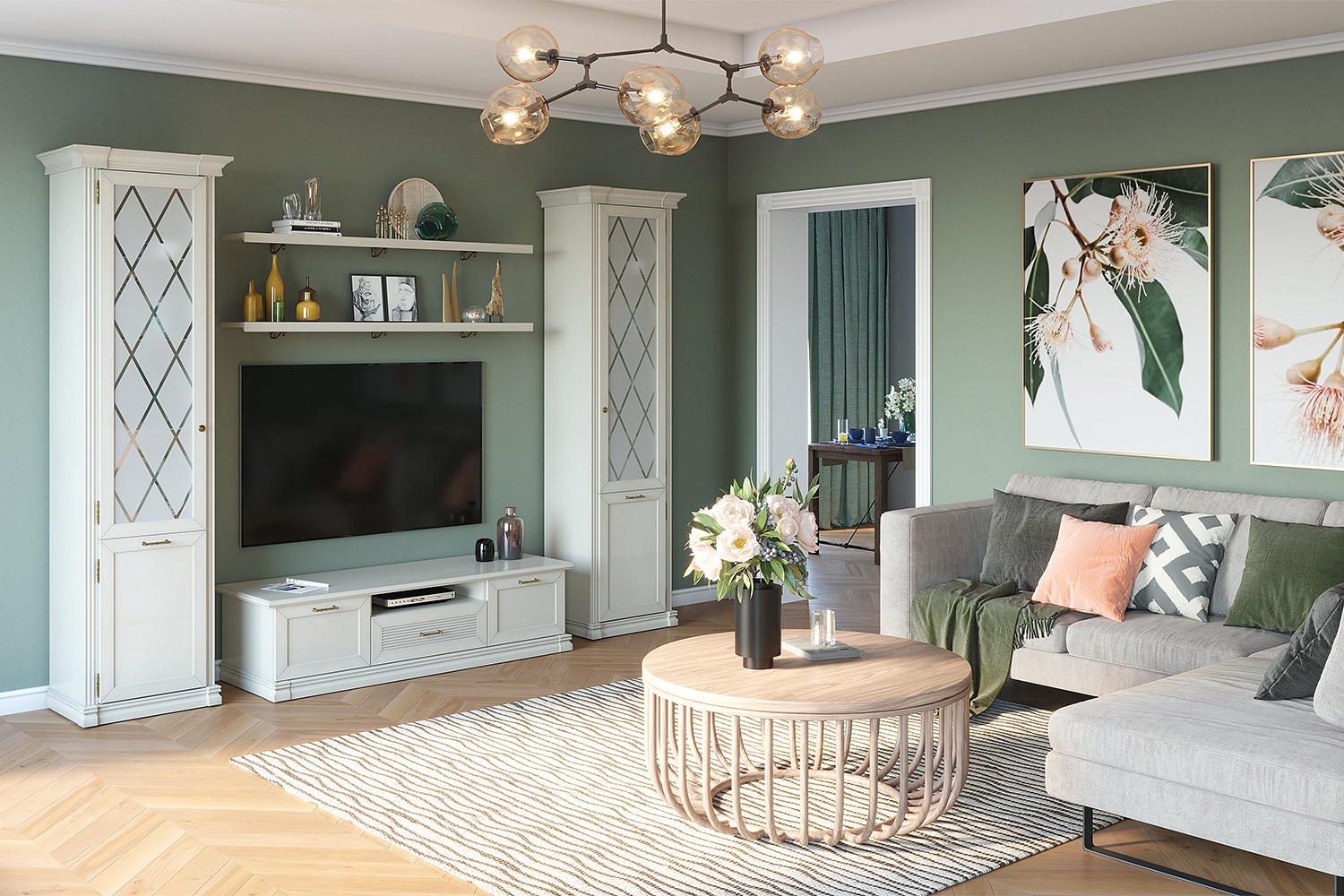 Полки - изображение №4 "Полка Кантри"  на www.Angstrem-mebel.ru