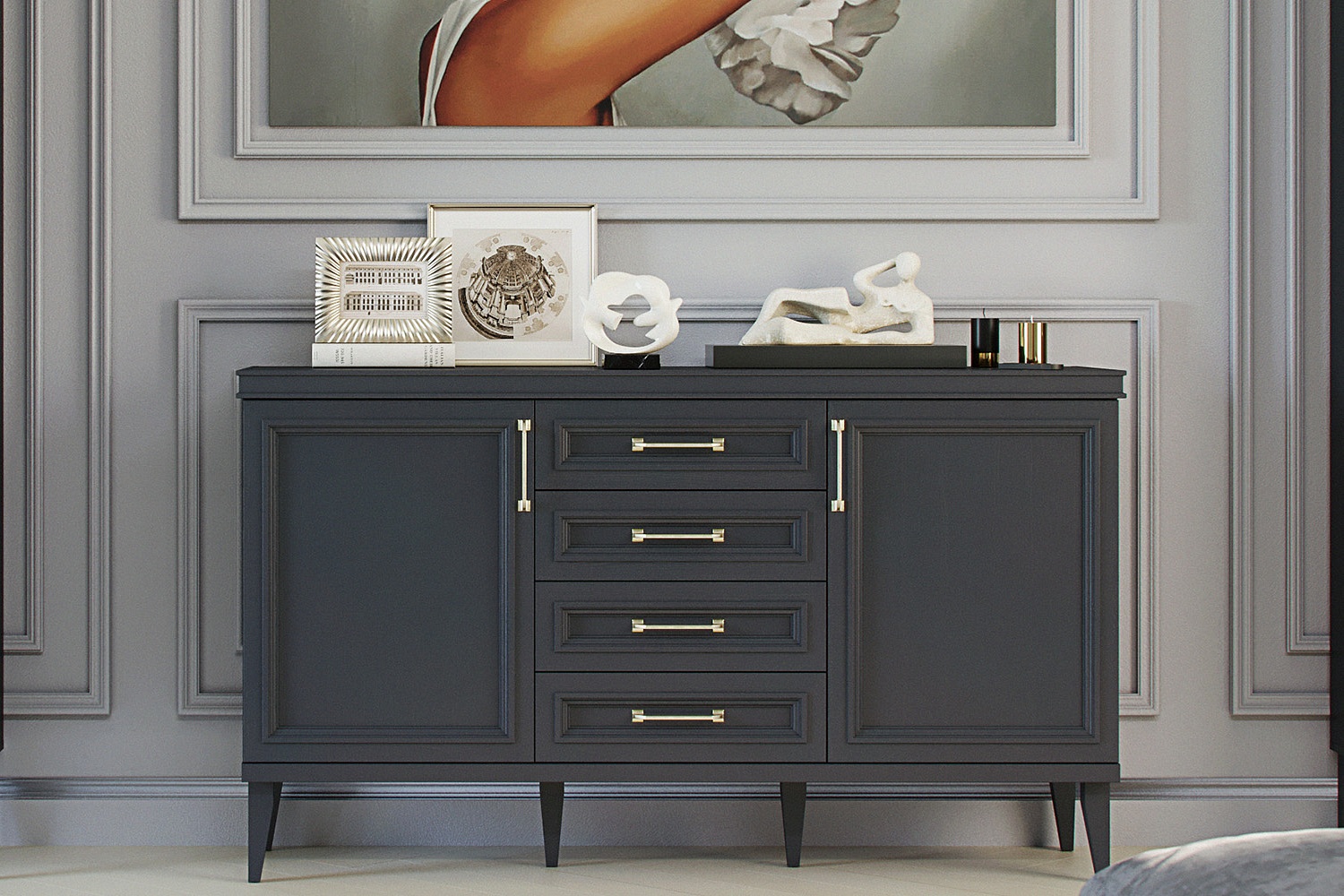 Комоды - изображение №6 "Комод Орландо "  на www.Angstrem-mebel.ru